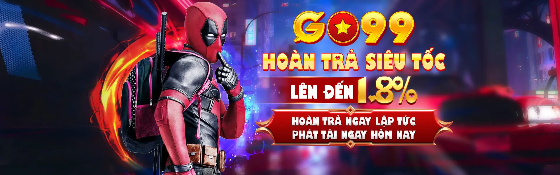 go99 hoàn trả siêu khủng 1,8%