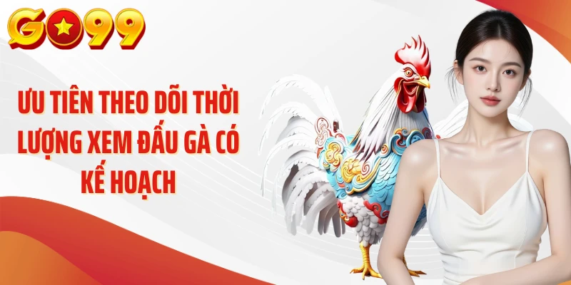 Ưu tiên theo dõi thời lượng xem đấu gà có kế hoạch